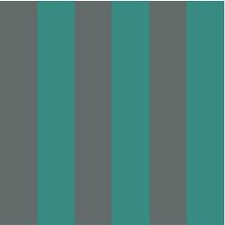 Cole & Son Glastonbury Stripe Wallpaper Marquee Stripes Collection Roll Blue Green 110/6032