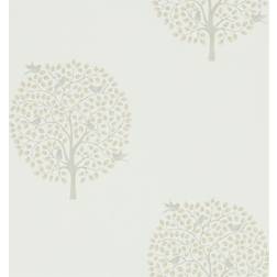 Sanderson Baumtapete Bay Tree von Linen/ Dove creme/grigio