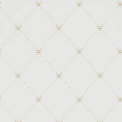 Sanderson Gittertapete Nectar von Linen/ Honey creme/grigio