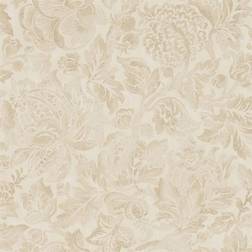 Sanderson Damasttapete Thackeray von Sepia beige