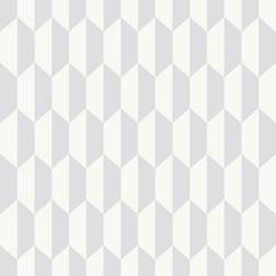 Cole & Son Tapete Petite Tile Icons von Soft Grey grigio