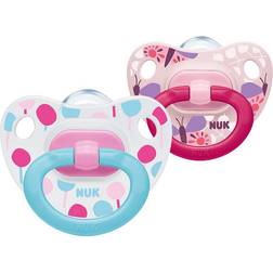 Nuk Classic Happy Days Silicone Soother 0-6m