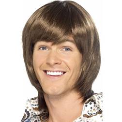 Smiffys 70's Heartthrob Wig Brown