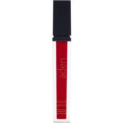 Aden Cosmetics Liquid Lipstick nestemäinen huulipuna sävy 09 Wild Red 7 ml