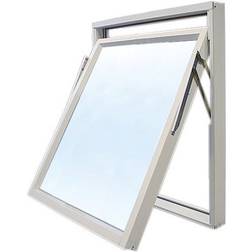 Effektfönster AVF Aluminium Vridfönster 3-glasfönster 80x80cm