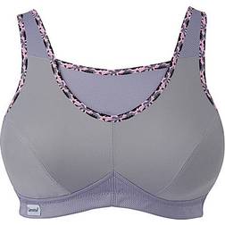 Glamorise No-Bounce Cami Sport Bra - Soft Grey