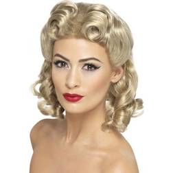 Smiffys 40's Sweetheart Wig Blonde