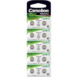 Camelion LR44 A76 AG13 1166A LR1154 303 357 1,5 Volt 158mAh AlMn 10er Blister