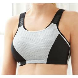 Glamorise Double Layer Custom Control Sport Bra - Black