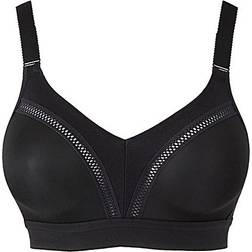 Triumph Triaction Workout Non Wired Sports Bra - Black