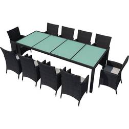 vidaXL 42570 Juego de comedor de patio