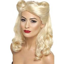 Smiffys 40's Pin Up Wig Blonde