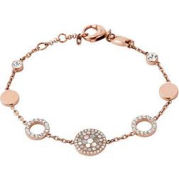 Fossil Bracelet JF01739791 Acier inoxydable Or Rose