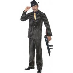 Smiffys Gold Pinstripe Gangster Costume