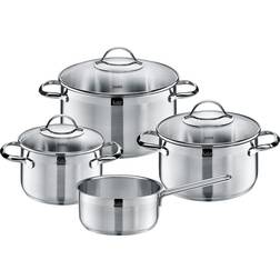 Silit Achat Set med lock 4 delar