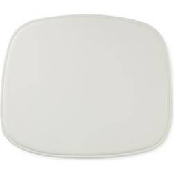 Normann Copenhagen Form Leather Stolsdyna Vit (46x39cm)