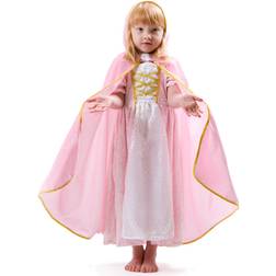 Den Goda Fen Cape Pink Princess with Crown