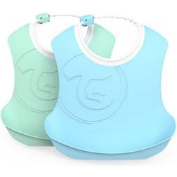 Twistshake Babero pastel infantil l rosa