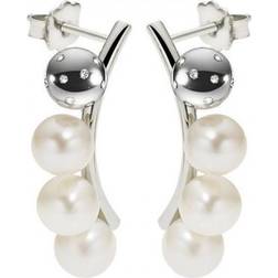 Morellato Lunae Earrings - Silver/White/Pearl