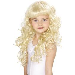 Smiffys Girl's Princess Wig Blonde