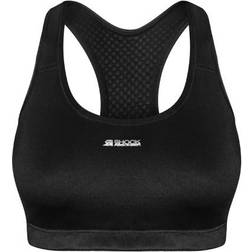 Shock Absorber Active Crop Top Support Bra - Black