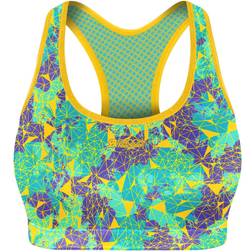 Shock Absorber Active Crop Top Sports Bra Geometric Print