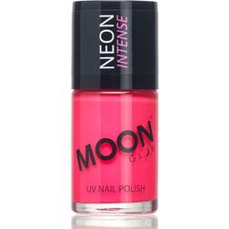 Moon Glow Neon UV Nail Varnish Intense UV Pink 15ml