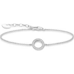 Thomas Sabo Circle Bracelet - Silver/White