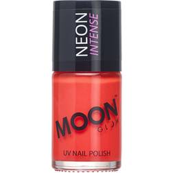 Moon Glow Neon UV Nail Varnish Intense Red 15ml