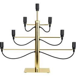 Star Trading Milan Black Adventslysestage 60cm