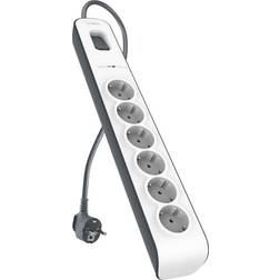 Belkin Regleta 6 Enchufes Blanco