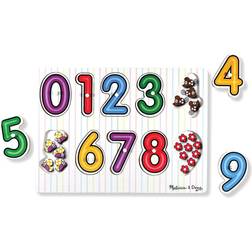 Melissa & Doug See-Inside Numbers Peg Puzzle