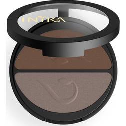 Inika Pressed Mineral Eyeshadow Duo Choc Coffee