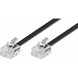 Goobay Modular 6P4C Flat RJ11-RJ11 10m