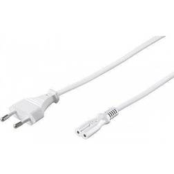 Goobay Cable Alimentacion Forma 8 IEC C7 BLANCO 5m