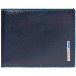 Piquadro Blue Square Wallet 13cm - Blue