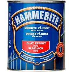 Hammerite Direct to Rust Smooth Effect Metallfärg Röd 0.75L