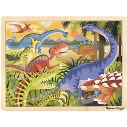 Melissa & Doug Dinosaur Wooden Jigsaw Puzzle 24 Pieces