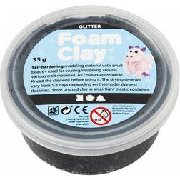 Foam Clay Glitter Clay Black 35g