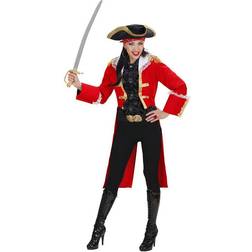 Widmann déguisement capitaine pirate royal marines femme rouge 73702 Rouge