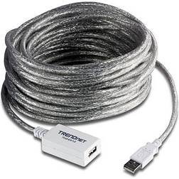 Trendnet USB A-USB A 2.0 M-F 12m