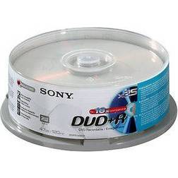 Sony DVD+R 4.7GB 16x Spindle 25-Pack (25DPR47SB)