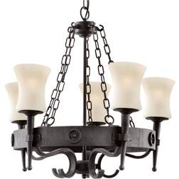Searchlight Electric Cartwheel Pendant Lamp ∅ 63cm