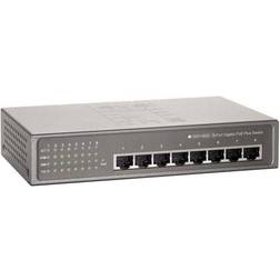 LevelOne GEP-0820W90 Commutateur 8 x 10/100/1000 PoE+ PoE+