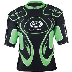 Optimum Inferno Rugby Protective Top - Black/Green