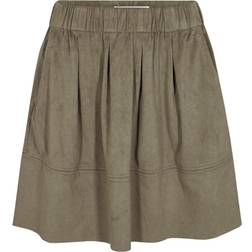 Minimum Kia Short Skirt - Dusty Olive