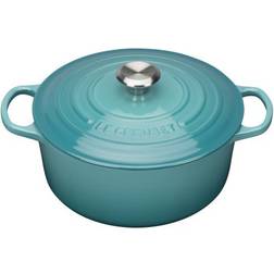 Le Creuset Teal Signature Cast Iron Round mit Klappe 5.3 L 26 cm