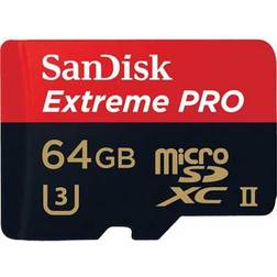 SanDisk Tarjeta Microsdxc 64gb Clase 10 Uhs-ii U3 Extreme Pro Usb