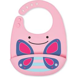 Skip Hop Babero de silicona Zoo Mariposa 6m