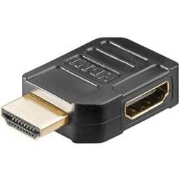 Goobay HDMI - HDMI (angled) Adapter M-F 90° Right